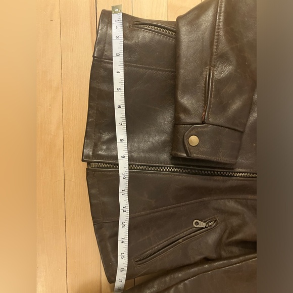 Brown Leather Jacket - Picture 4 of 5